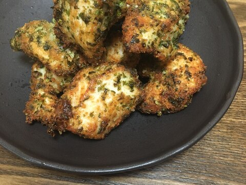 鶏胸肉で☆青のりパン粉焼き